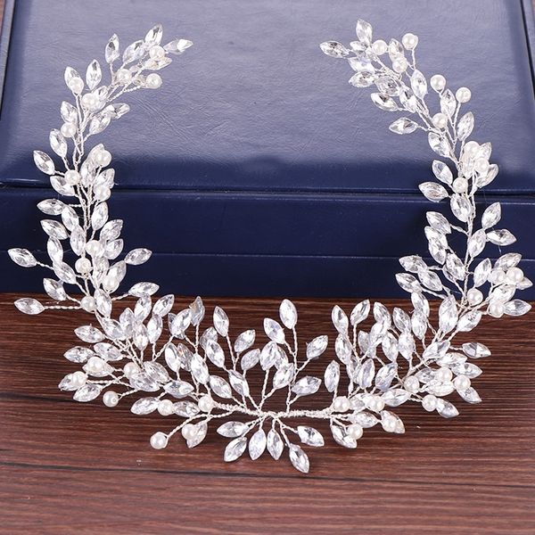 rhinestone headbands for women bride accessories headband with pearl crystal band wedding hair jewelry, Silver
rhinestone headbands for women bride accessories headband with pearl crystal band wedding hair jewelry, Silver