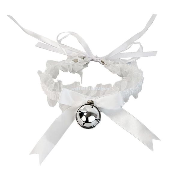chains bowknot lace necklace bell with elastic band ruffle ribbon for women girls adjustable gothic choker collar dropship, Silver
chains bowknot lace necklace bell with elastic band ruffle ribbon for women girls adjustable gothic choker collar dropship, Silver