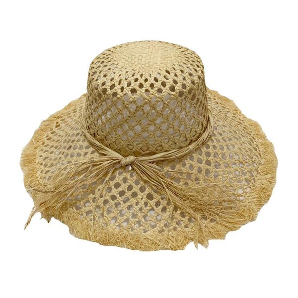 wide brim hats aaby 2021 summer straw raffia hat for women bohemian fashion casual beach vacation travel, Blue;gray
wide brim hats aaby 2021 summer straw raffia hat for women bohemian fashion casual beach vacation travel, Blue;gray