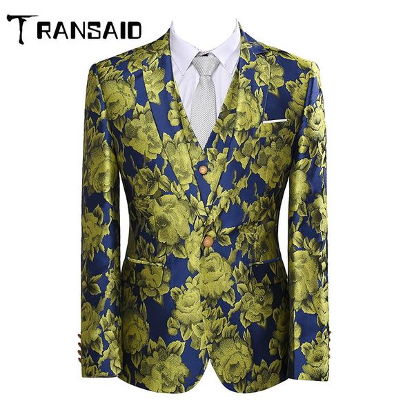 men's suits & blazers 2 pieces men suit jacket vest blazer designs floral pattern slim fit fashion stage singer costume fasion coat, White;black
men's suits & blazers 2 pieces men suit jacket vest blazer designs floral pattern slim fit fashion stage singer costume fasion coat, White;black