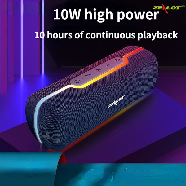 zealot s55 touch control speaker portable wireless bluetooth speaker bass sound box stereo hifi with tws and built-in mic
zealot s55 touch control speaker portable wireless bluetooth speaker bass sound box stereo hifi with tws and built-in mic