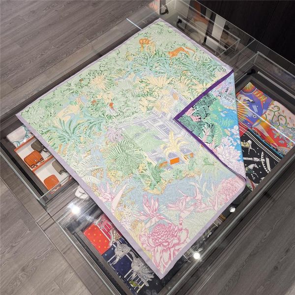 scarves 90cm double sided print natural 100% silk scarf design jungle leopard brand square women shawl hand rolled edges hijab, Blue;gray
scarves 90cm double sided print natural 100% silk scarf design jungle leopard brand square women shawl hand rolled edges hijab, Blue;gray