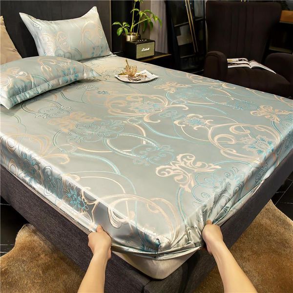 sheets & sets luxury ice silk jacquard deep pocket fitted sheet cases breathable bed linen mattress cover 3pcs bedding set
sheets & sets luxury ice silk jacquard deep pocket fitted sheet cases breathable bed linen mattress cover 3pcs bedding set