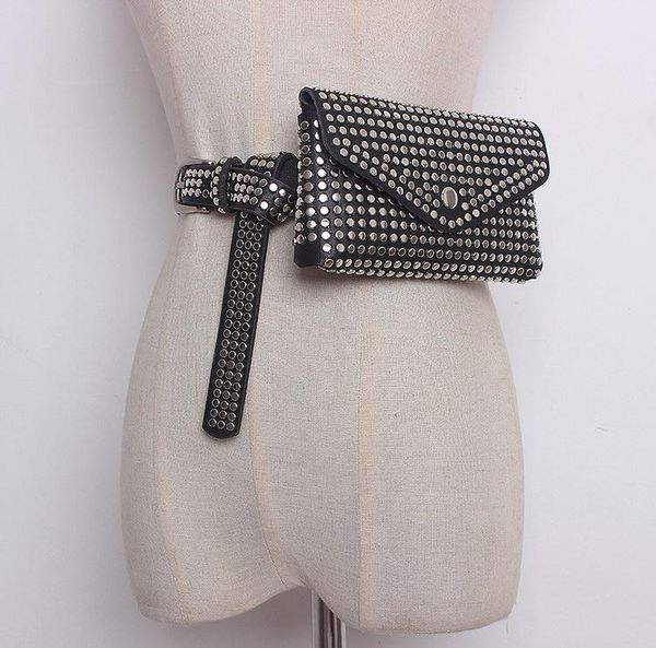 women phone pouch fanny pack purse adjustable belt gift luxury multi-use small travel fashion rivets waist bag punk style casual bags
women phone pouch fanny pack purse adjustable belt gift luxury multi-use small travel fashion rivets waist bag punk style casual bags
