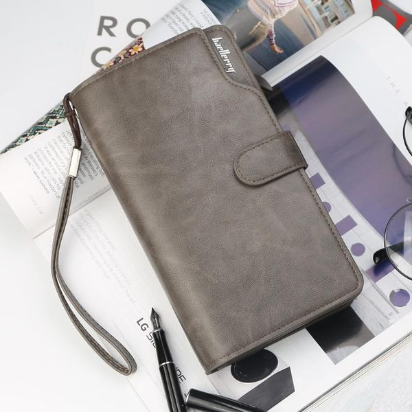 wallets vintage baellerry leather long men fashion business clutch money bag large capacity mobile phone pouch man wallet, Red;black
wallets vintage baellerry leather long men fashion business clutch money bag large capacity mobile phone pouch man wallet, Red;black