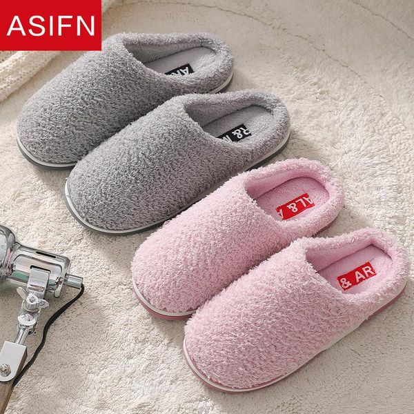 men women slippers winter fur home warm indoor ladies non-slip thick bottom plush zapatos de mujer couple shoes, Black
men women slippers winter fur home warm indoor ladies non-slip thick bottom plush zapatos de mujer couple shoes, Black
