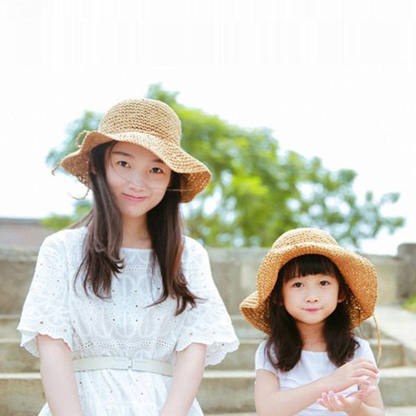 wide brim hats parent-child straw hat summer street sun sunshade versatile handmade cold version small fresh, Blue;gray
wide brim hats parent-child straw hat summer street sun sunshade versatile handmade cold version small fresh, Blue;gray