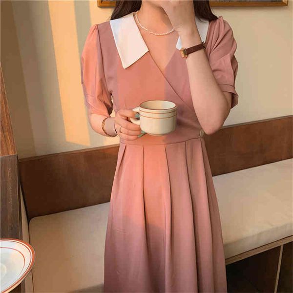 summer french style fashion womens dress solid color lapel crumpled lace-up waist mid-length dress women, Black;gray
summer french style fashion womens dress solid color lapel crumpled lace-up waist mid-length dress women, Black;gray