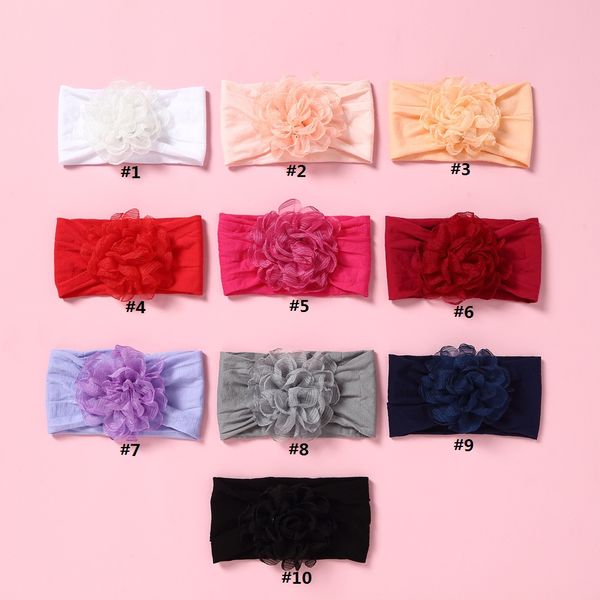 chiffon flower on wide nylon headband kids girl nylon headband elastic strench headwear children girls hair accessories, Slivery;white
chiffon flower on wide nylon headband kids girl nylon headband elastic strench headwear children girls hair accessories, Slivery;white