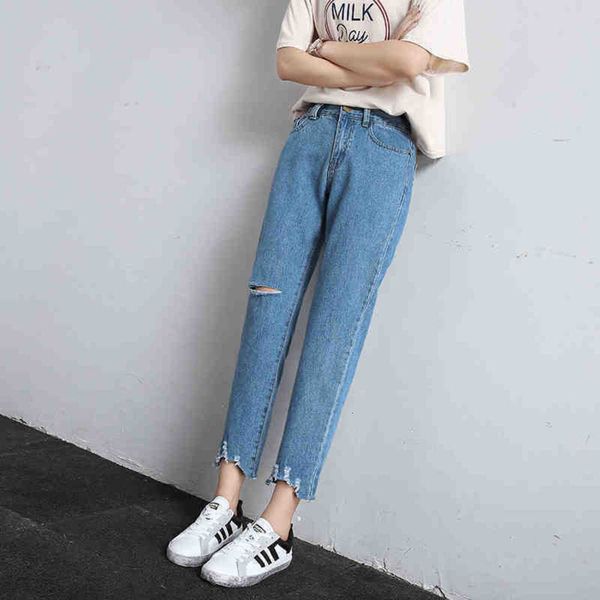 autumn and winter light tube loose wide leg eight point small high waist pants elastic, Blue
autumn and winter light tube loose wide leg eight point small high waist pants elastic, Blue