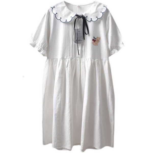 party dresses japanese fashion soft girls baby doll white dress teens kawaii bandage casual cute bunny lace up loose short sleeve, White;black
party dresses japanese fashion soft girls baby doll white dress teens kawaii bandage casual cute bunny lace up loose short sleeve, White;black