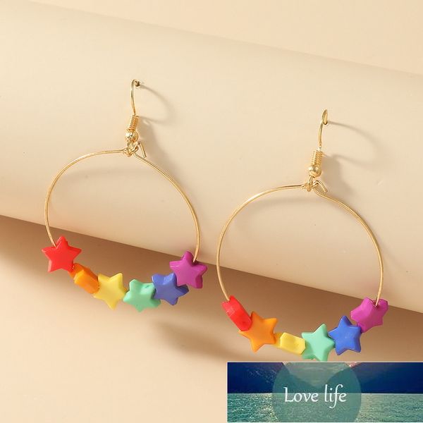 simple colorful stars drop earrings for women resin butterfly star pendant drop earring girl party birthday jewelry gift  factory price expe, Silver
simple colorful stars drop earrings for women resin butterfly star pendant drop earring girl party birthday jewelry gift  factory price expe, Silver