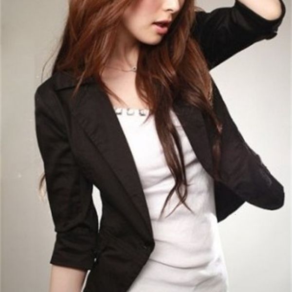 luxury women's jackets spring and autumn coat women's wear korean slim large 7 / 6 sleeve small suit, Black;brown
luxury women's jackets spring and autumn coat women's wear korean slim large 7 / 6 sleeve small suit, Black;brown