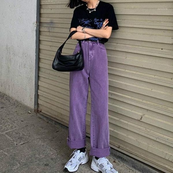 women's jeans women vintage female wide leg purple trousers harajuku roll up hem loose casual daily simple soft streetwear clothing jea, Blue
women's jeans women vintage female wide leg purple trousers harajuku roll up hem loose casual daily simple soft streetwear clothing jea, Blue