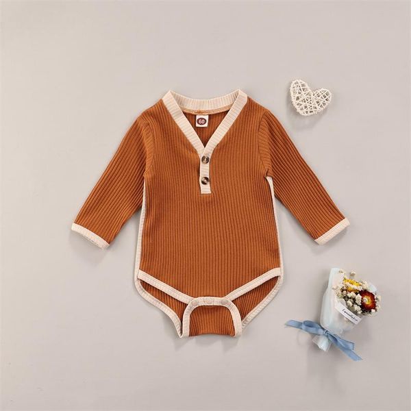 jumpsuits baby romper long sleeve v neck crotch button ribbed knitting loose fall jumpsuit for boy girl 0-18 months, Blue
jumpsuits baby romper long sleeve v neck crotch button ribbed knitting loose fall jumpsuit for boy girl 0-18 months, Blue
