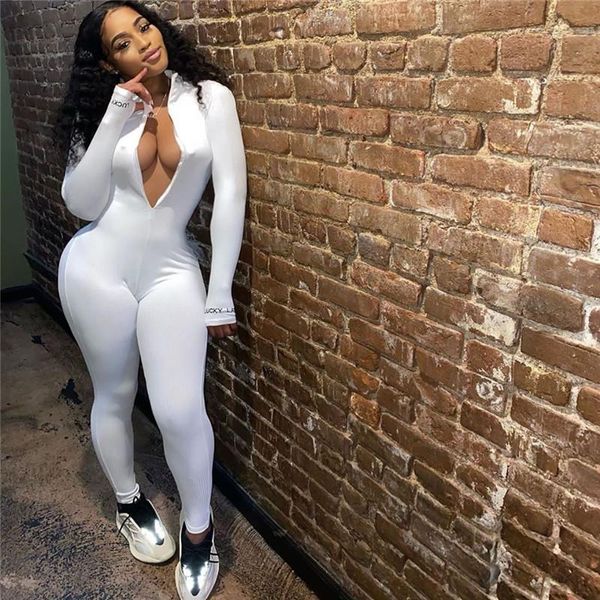 casual rib playsuit women long sleeve jumpsuit biker tracksuit elegant femme high neck bodysuit 2021 slim big size 3xl women's jumpsuit, Black;white
casual rib playsuit women long sleeve jumpsuit biker tracksuit elegant femme high neck bodysuit 2021 slim big size 3xl women's jumpsuit, Black;white