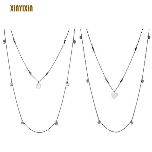 silver tree of life necklace for women double layered stainless steel chain cute heart pendant choker fashion jewelry chokers, Golden;silver
silver tree of life necklace for women double layered stainless steel chain cute heart pendant choker fashion jewelry chokers, Golden;silver
