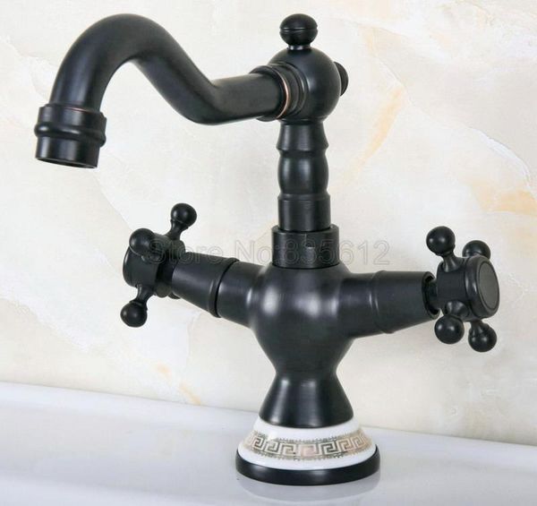 basin faucets black oil rubbed bronze double handle deck mounted bathroom sink washbasin water mixer tap tnf6491
basin faucets black oil rubbed bronze double handle deck mounted bathroom sink washbasin water mixer tap tnf6491
