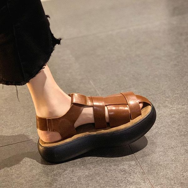 sandals women's shoes 2021 summer style woven thick-soled non-slip fashion retro roman big toe, Black
sandals women's shoes 2021 summer style woven thick-soled non-slip fashion retro roman big toe, Black