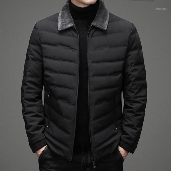 men's & parkas jacket male winter men business casual lapels lamb fur collar white duck down outer coat clothes1 bnds, Black
men's & parkas jacket male winter men business casual lapels lamb fur collar white duck down outer coat clothes1 bnds, Black