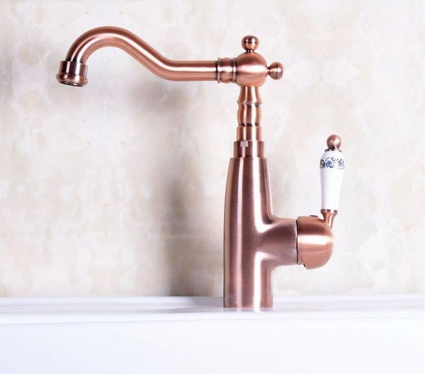 bathroom sink faucets antique red copper basin taps single handle deck faucet and cold water mixer tnf133
bathroom sink faucets antique red copper basin taps single handle deck faucet and cold water mixer tnf133