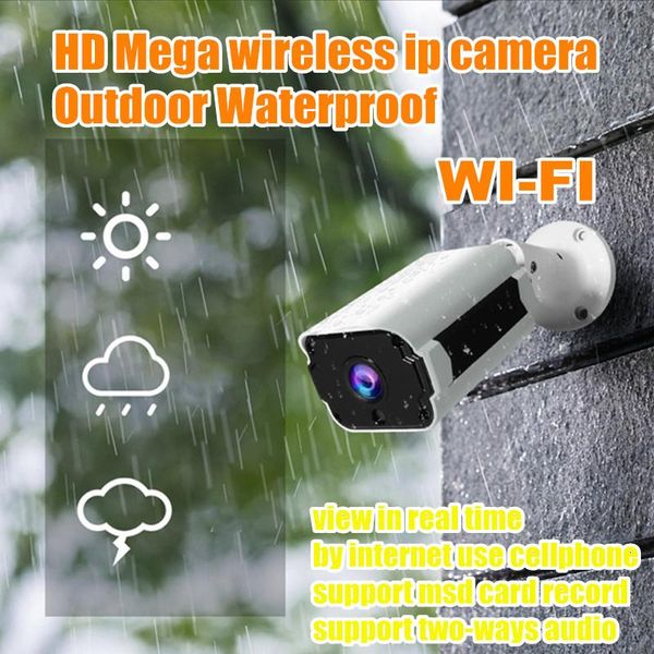 outdoor wifi camera waterproof hd wireless ip cam ir night vision two way audio record metal mini sd card mega network cameras
outdoor wifi camera waterproof hd wireless ip cam ir night vision two way audio record metal mini sd card mega network cameras