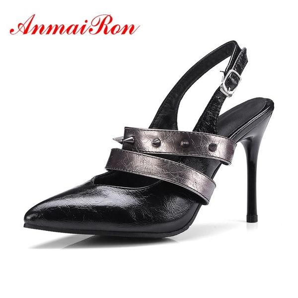 sandals fashion extreme thin high heels women buckle strap slingback pumps pointed toes rivet punk shoes summer cr120, Black
sandals fashion extreme thin high heels women buckle strap slingback pumps pointed toes rivet punk shoes summer cr120, Black