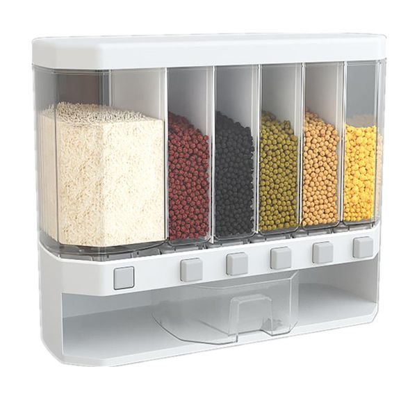 storage bottles & jars kitchen plastic sealed rice bucket box ,wall-mounted moisture-proof barrels household metering grain tank
storage bottles & jars kitchen plastic sealed rice bucket box ,wall-mounted moisture-proof barrels household metering grain tank