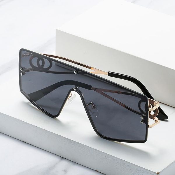 sunglasses brand designer oversize square one piece lens candy color women, White;black
sunglasses brand designer oversize square one piece lens candy color women, White;black