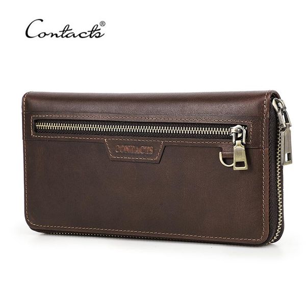 contact's genuine leather men wallet business holder wallets passport cover male coin purse clutch bag, Red;black
contact's genuine leather men wallet business holder wallets passport cover male coin purse clutch bag, Red;black