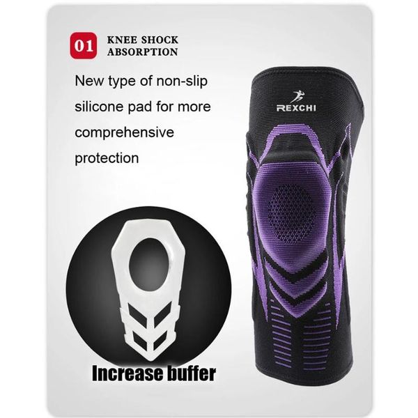 elbow & knee pads sports elastic non-slip patella brace with support silicone pad fitness equipment protector basketball, Black;gray
elbow & knee pads sports elastic non-slip patella brace with support silicone pad fitness equipment protector basketball, Black;gray