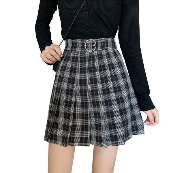 pleated summer fashion plaid mini women skirts high waist a line short sweet cute girls tennis, Black
pleated summer fashion plaid mini women skirts high waist a line short sweet cute girls tennis, Black