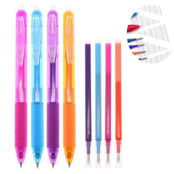 gel pens 0.7mm magic erasable pen press set 4 colors refill rod ink stationery retractable washable handle
gel pens 0.7mm magic erasable pen press set 4 colors refill rod ink stationery retractable washable handle