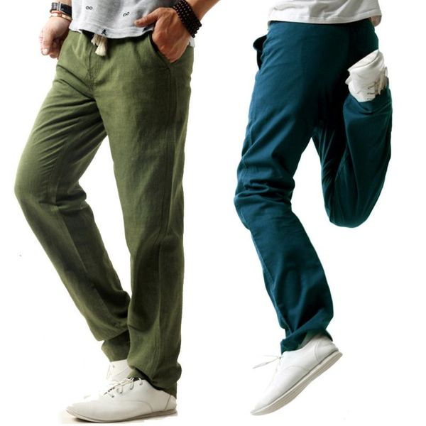 linen casual pants men's large size loose-fit flax trousers men cotton, Black
linen casual pants men's large size loose-fit flax trousers men cotton, Black