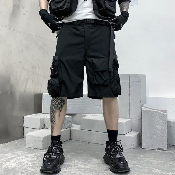 men's shorts summer menswear multi-pocket male streetwear hip hop loose casual sports cargo man short pants for men, White;black
men's shorts summer menswear multi-pocket male streetwear hip hop loose casual sports cargo man short pants for men, White;black
