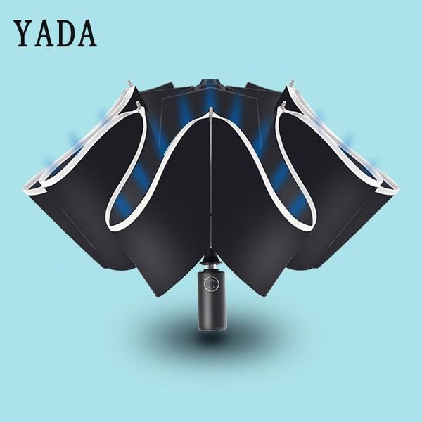 umbrellas yada 2021 reflective stripe automatic umbrella folding rainy reverse for women men uv inverted yd296
umbrellas yada 2021 reflective stripe automatic umbrella folding rainy reverse for women men uv inverted yd296