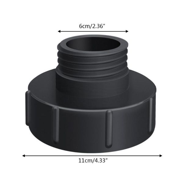 watering equipments ibc tote water tank hose adapter fitting 3 inch to 2 pipe tap connector