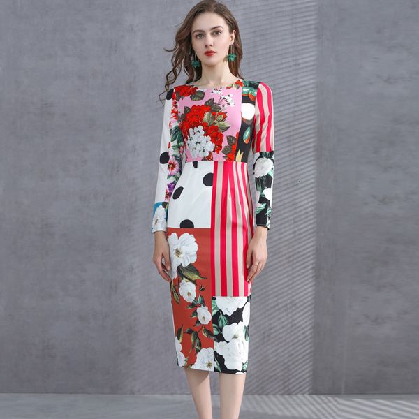 runway fashion women ed in long-sleeve elegant striped flowers mid-length temperament es 2021 spring and summer, Black;gray
runway fashion women ed in long-sleeve elegant striped flowers mid-length temperament es 2021 spring and summer, Black;gray