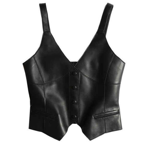 pu washed leather waistcoat wearing women's autumn and winter korean version was thin v-neck sleeveless waistcoat vest 211008, Black;white
pu washed leather waistcoat wearing women's autumn and winter korean version was thin v-neck sleeveless waistcoat vest 211008, Black;white