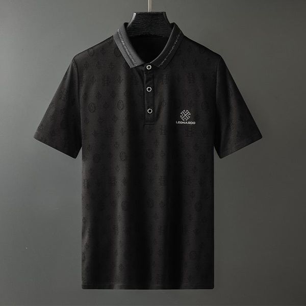 men's t-shirts 2021 summer british fashion brand simple light luxury concave and convex embossed lapel shirt men, White;black
men's t-shirts 2021 summer british fashion brand simple light luxury concave and convex embossed lapel shirt men, White;black