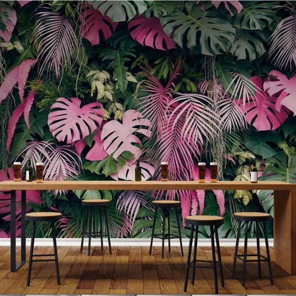 wallpapers cjsir fashion pink green tropical rainforest plant wallpaper custom mural decorative wall papel de parede home decors
wallpapers cjsir fashion pink green tropical rainforest plant wallpaper custom mural decorative wall papel de parede home decors