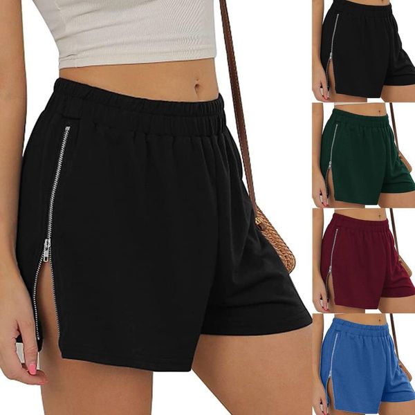 women's shorts women casual soft comfy activewear high elasticity lounge with zipper pockets solid summer, White;black
women's shorts women casual soft comfy activewear high elasticity lounge with zipper pockets solid summer, White;black