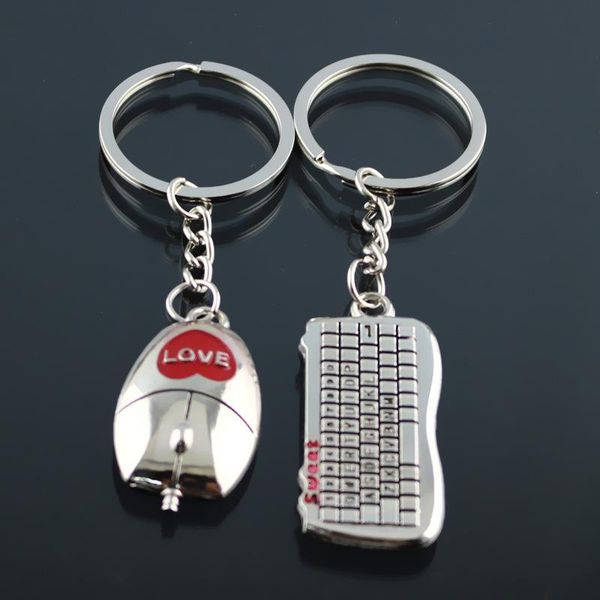 keychains creative mini mouse and keyboard couple key chain strange commodity small gifts pendants wholesale custom logo, Silver
keychains creative mini mouse and keyboard couple key chain strange commodity small gifts pendants wholesale custom logo, Silver