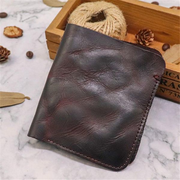 wallets retro fashion natural real leather men's and women's universal short wallet minimalist cowhide, Red;black
wallets retro fashion natural real leather men's and women's universal short wallet minimalist cowhide, Red;black