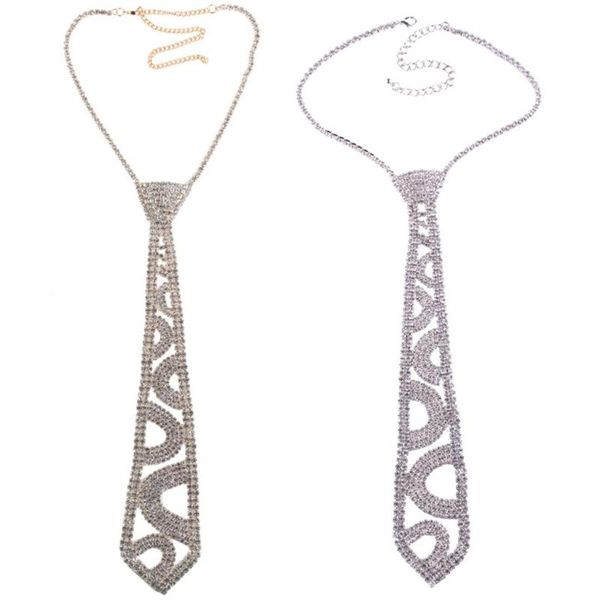 women glitter faux crystal rhinestone neck tie luxury diamond necklace collar with adjustable chain jewelry accessories lx9e chains, Silver
women glitter faux crystal rhinestone neck tie luxury diamond necklace collar with adjustable chain jewelry accessories lx9e chains, Silver