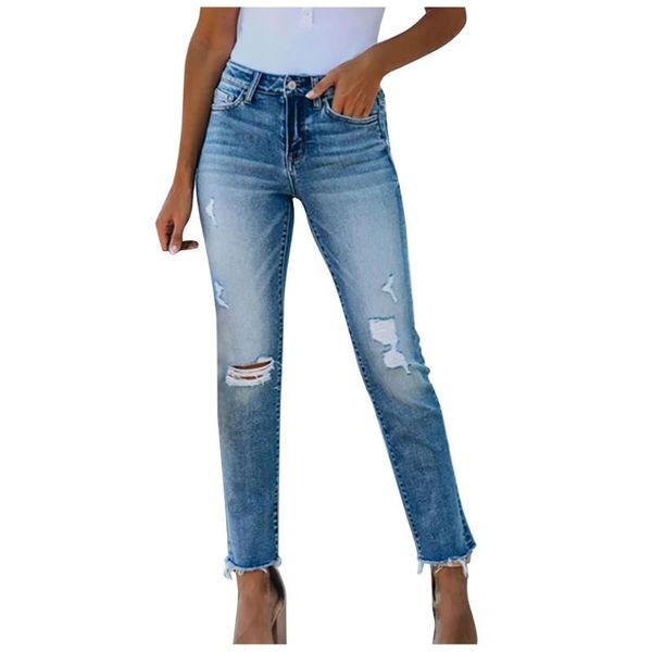 mid waist jeans women vintage distressed denim pants holes destroyed pencil casual trousers summer ripped women's & capris, Black;white
mid waist jeans women vintage distressed denim pants holes destroyed pencil casual trousers summer ripped women's & capris, Black;white