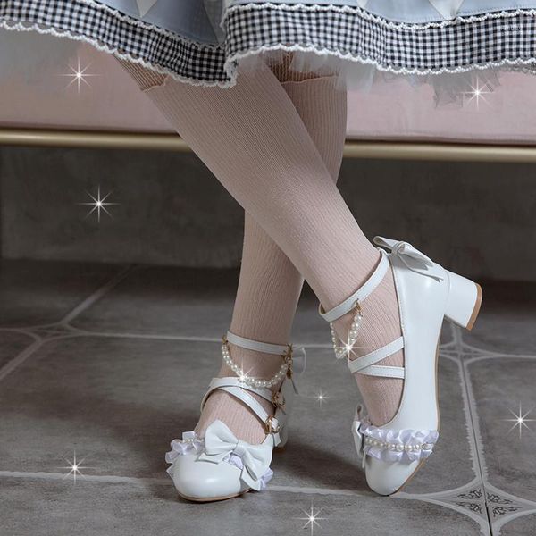 dress shoes yqbtdl lolita kawaii pumps 2021 loli style bowknot string bead pink cosplay college students girls lolishoes high heel 4cm1, Black
dress shoes yqbtdl lolita kawaii pumps 2021 loli style bowknot string bead pink cosplay college students girls lolishoes high heel 4cm1, Black
