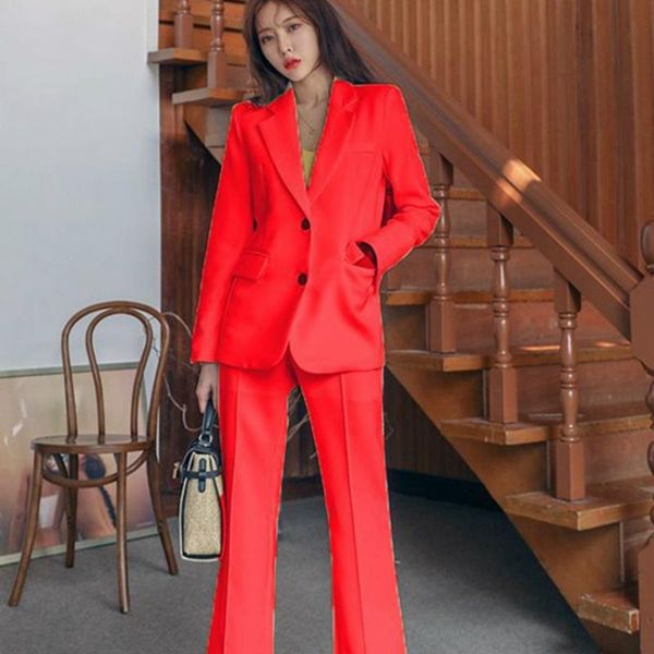 women's suits & blazers red suit set fashion style korean version of the fall and winter casual two-piece, White;black
women's suits & blazers red suit set fashion style korean version of the fall and winter casual two-piece, White;black
