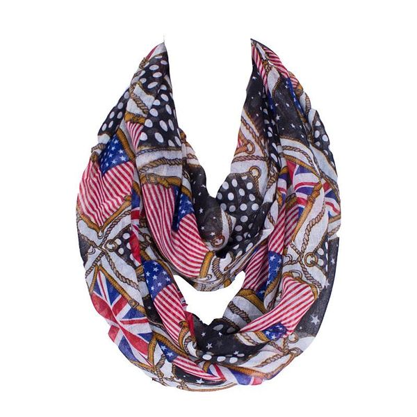 scarves classic fashion elegant chain flag&star&striped print polyester lightweight soft infinity ring warm 180*90 cm, Blue;gray
scarves classic fashion elegant chain flag&star&striped print polyester lightweight soft infinity ring warm 180*90 cm, Blue;gray