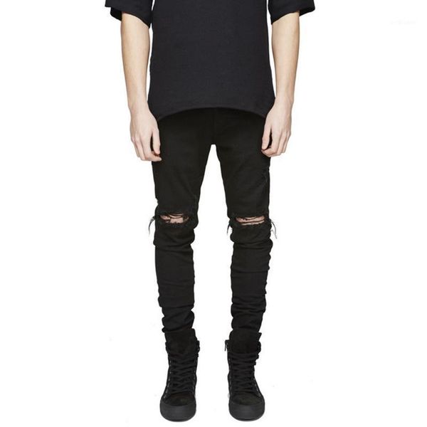 men's jeans for men fashion denim trousers clothing streetwear knee ripped hole mens 2021, Blue
men's jeans for men fashion denim trousers clothing streetwear knee ripped hole mens 2021, Blue